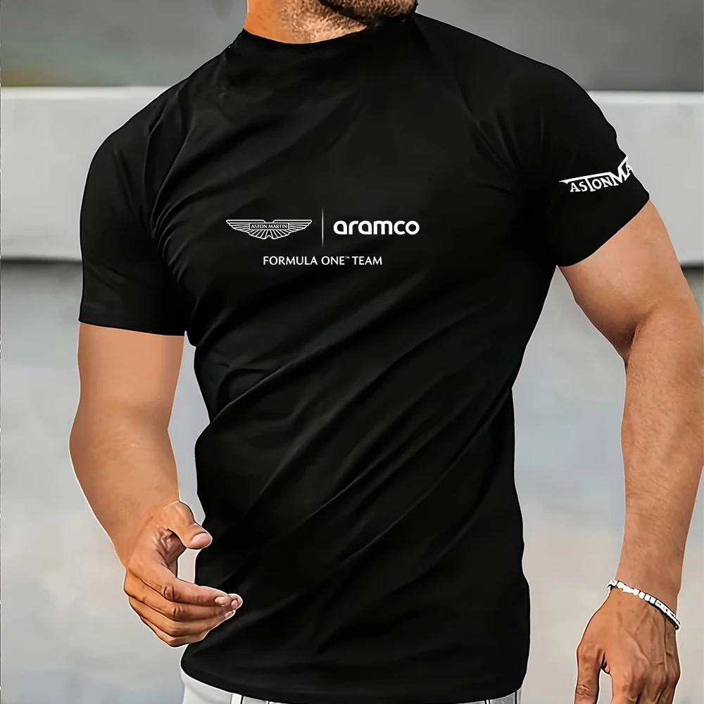 camiseta-aston-martin-f1-de-verao-com-gola-alta-e-manga-curta-top-esportivo-de-secagem-rapida-para-fitness-corrida-e-modelagem-corporal
