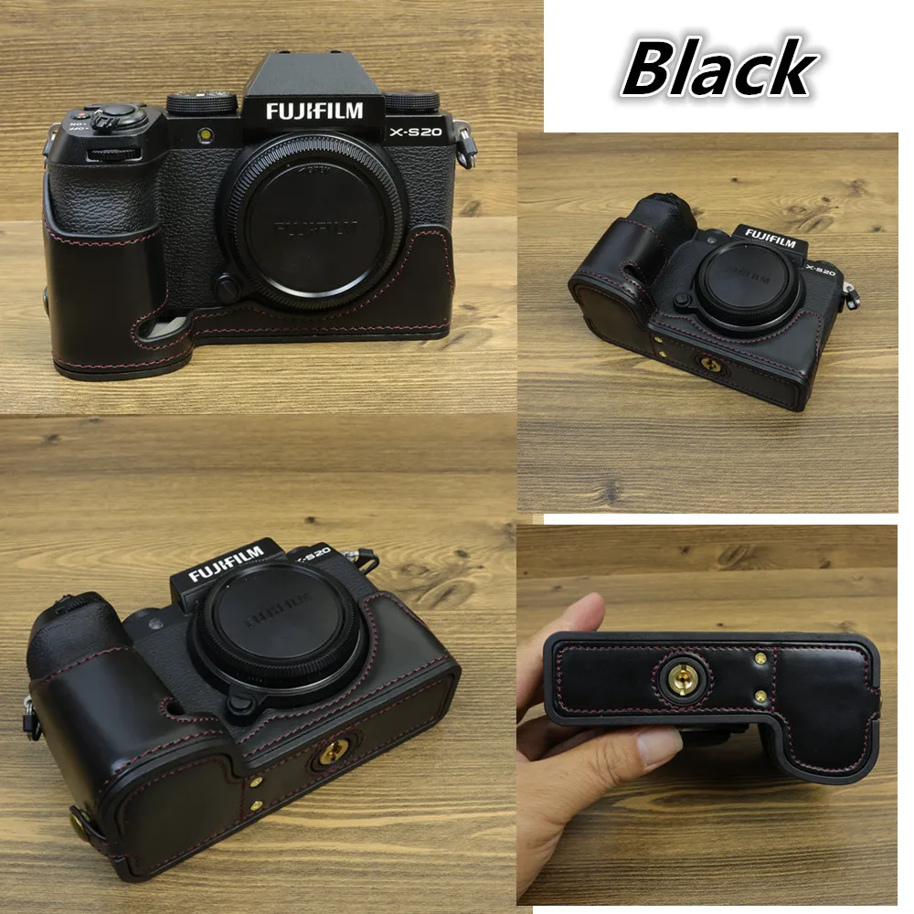 Fugjifilm-レザーケースx-s20,Xs20カメラ用レトロpu - AliExpress 44