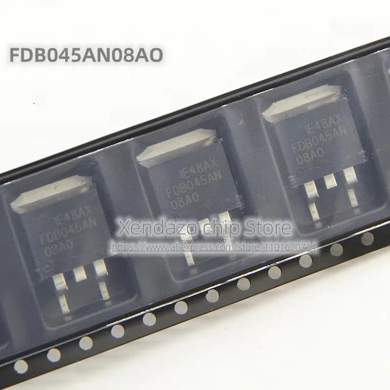5 teile/los FDB045AN08AO FDB045AN FDB045 ZU-263 paket Ursprüngliche echte MOS-feldeffekttransistor