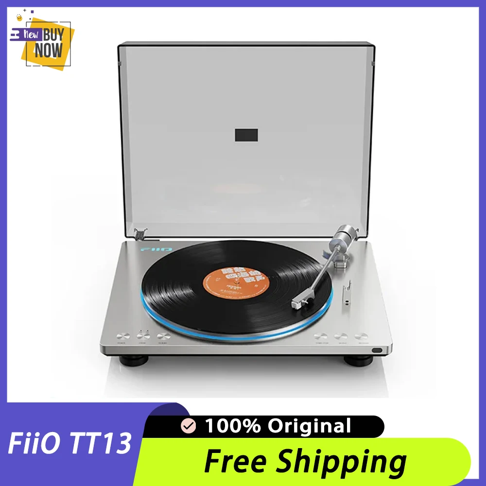 FiiO TT13: Il Giradischi Vintage con Bluetooth che Rivoluziona l’Ascolto del Vinile in Casa