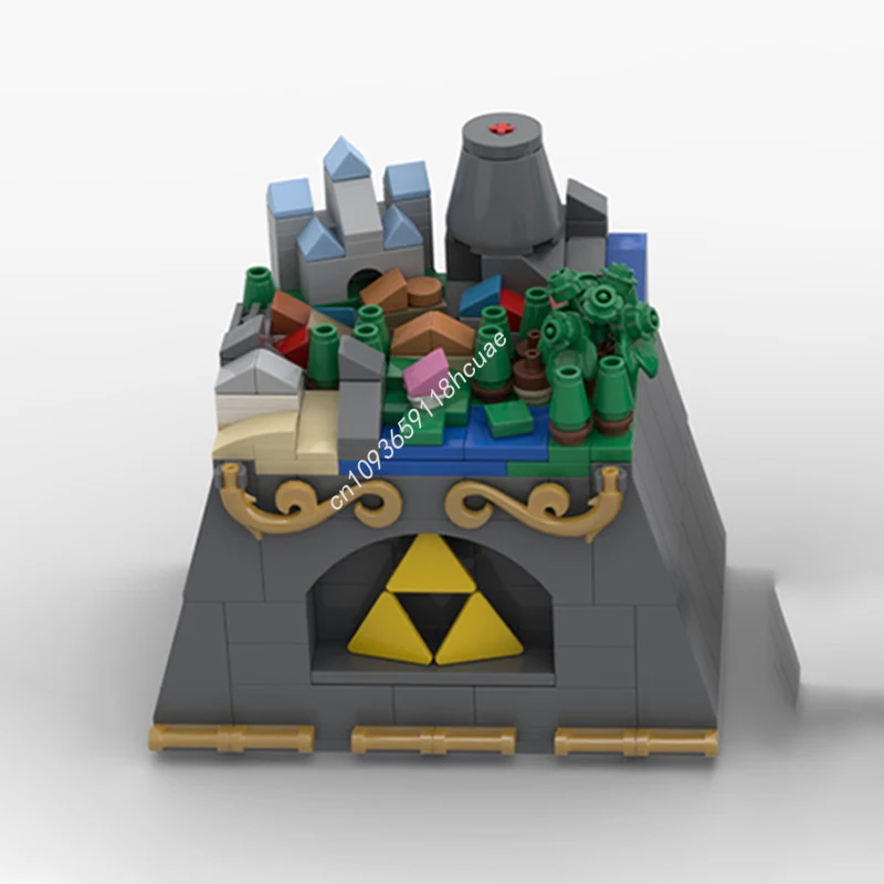 

383pcs MOC GreenClad Swordsman Hero The Master Sword Dark Link nan Model Building blocks Architecture DIY Toys Christmas gifts