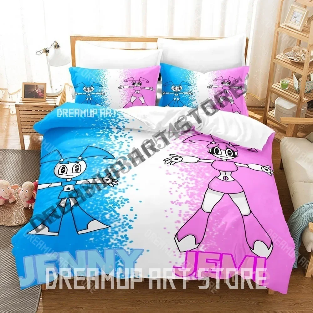 3D Print Jenny Wakeman Bedding Set Single Twin Full Queen King Size Bed Set Adult Bedroom Duvetcover Sets Cool Anime Bed Sheet