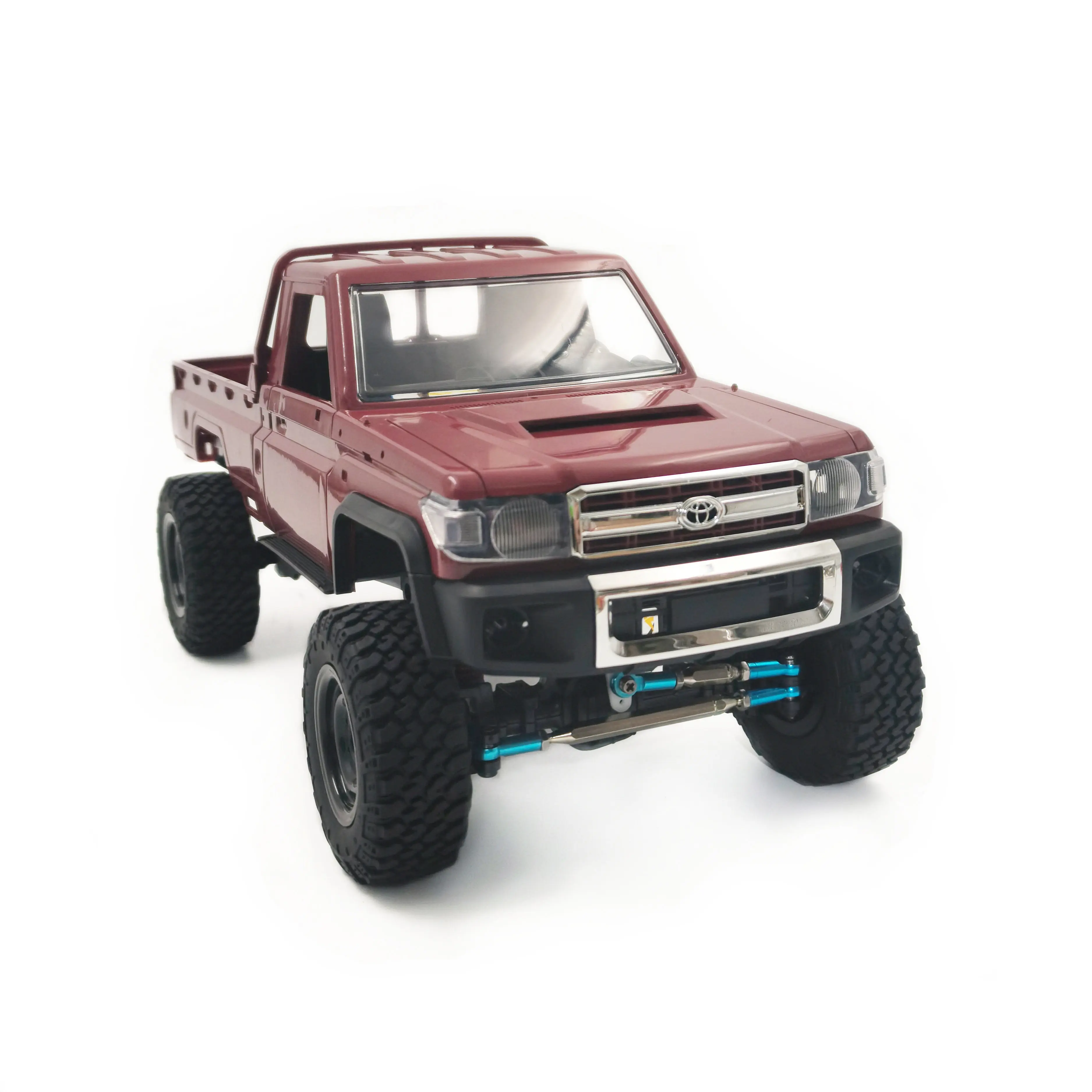 Mn RC Crawler Gummi-Beadlock-Reifen 74mm mit verlängertem Karosseriepfosten für Mn 82 82S RC Offroad-Kletterauto Upgrade-Teile – Detail 4