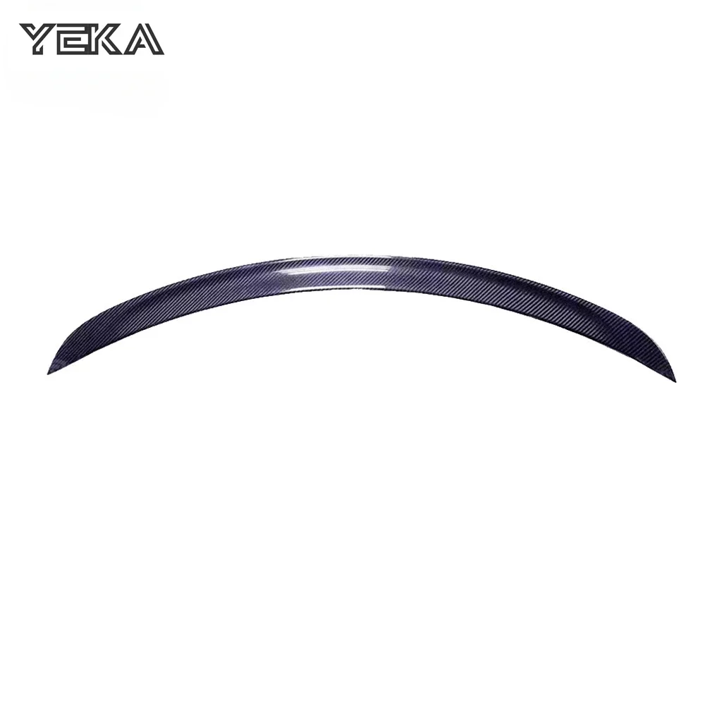 High quality dry carbon fiber spoiler for Tesla Model S 4 door sedan carbon fiber car trunk rear spoiler