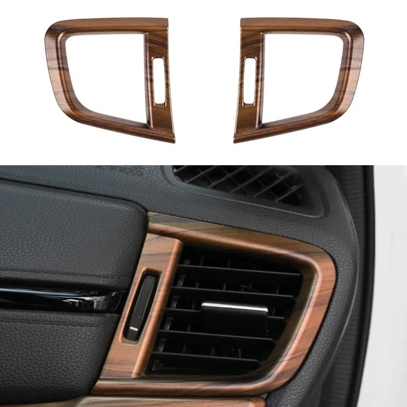 Auto Air Vent Versieringen Side Wind Outlet Decoratie Perzik Houtnerf Stickers Voor Honda CRV CR-V 2017 2018 2019 2020