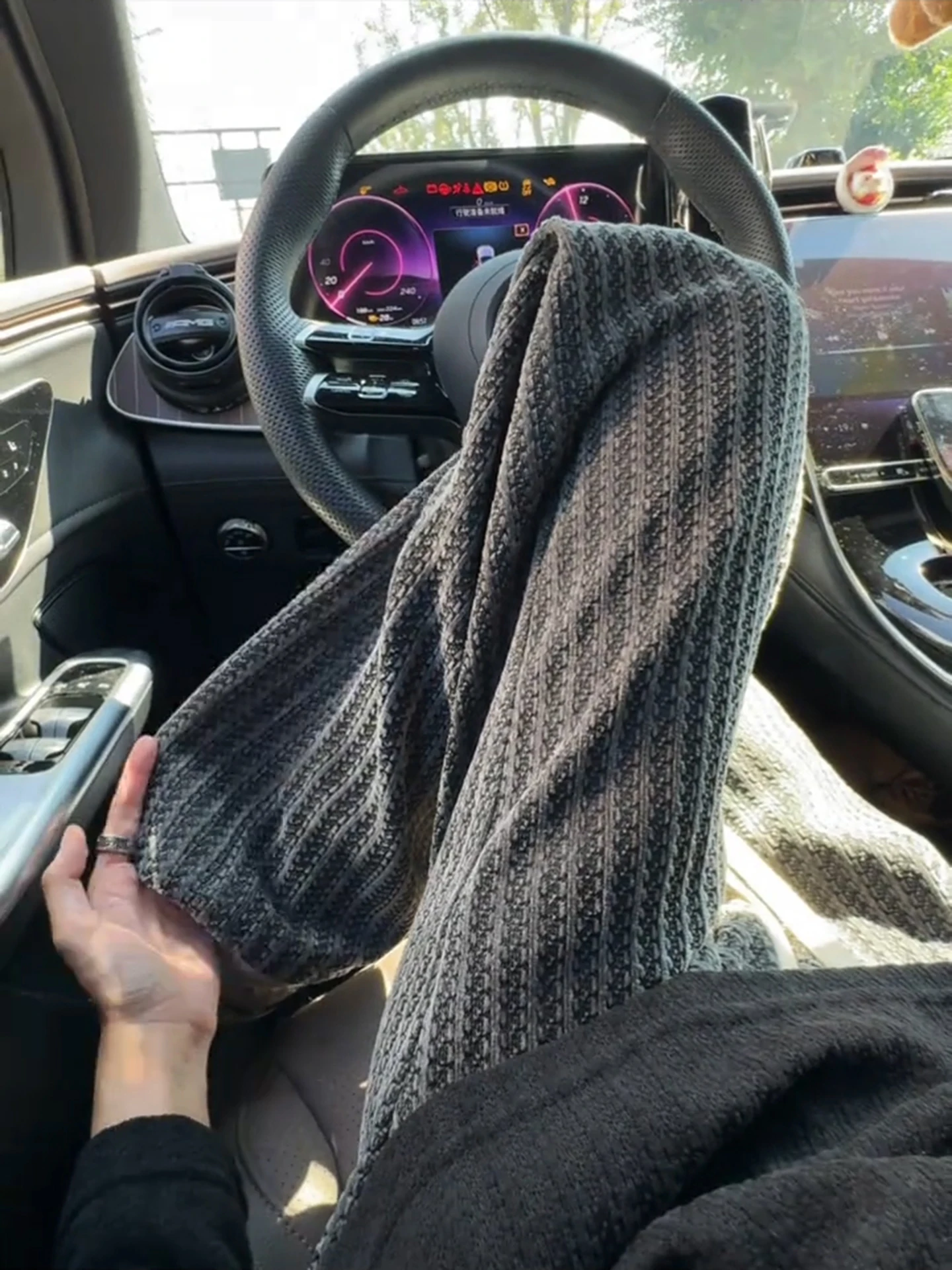 

Мужские брюки Cleanfit из фактурной вязки, плотные, осенние, в стиле «маленький аромат», прямые, повседневные, длинные, модные, свободного кроя