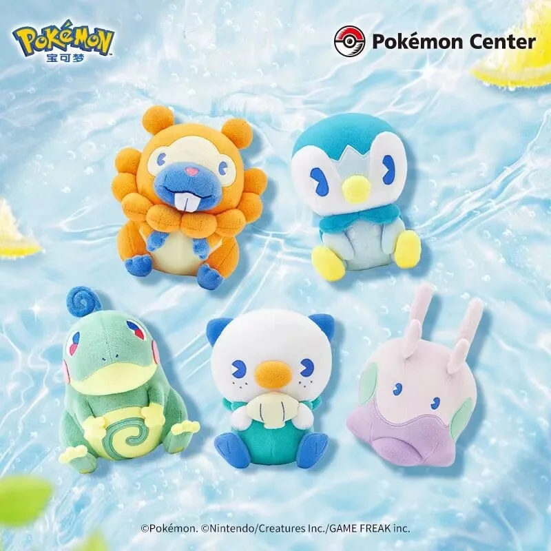 Pokemon Saiko Soda Refresh All Series Pokemon Center, figuras de Anime originales y oficiales, adornos coleccionables, juguete, regalo de cumpleaños