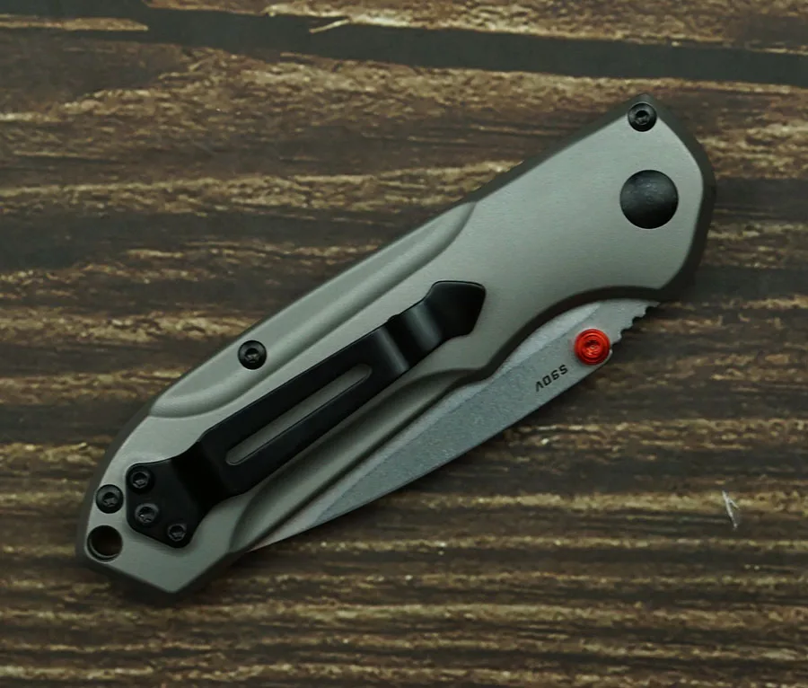 LEMIFSHE 565 Mini Freek S90V Blade Titanium Alloy Handle Outdoor Camping Survival Kitchen Multifunctional EDC Tool Folding Knife