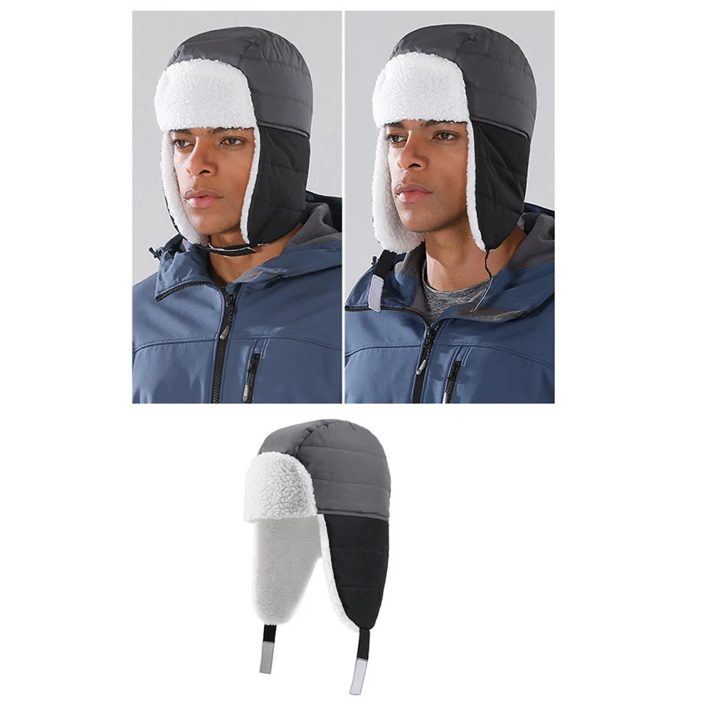 

Unisex Windproof Earflap Hat Winter Hat for Kids 60cm Soft Lined Warm Ski Cap Outdoor Snow Sports Winter Warm Hats