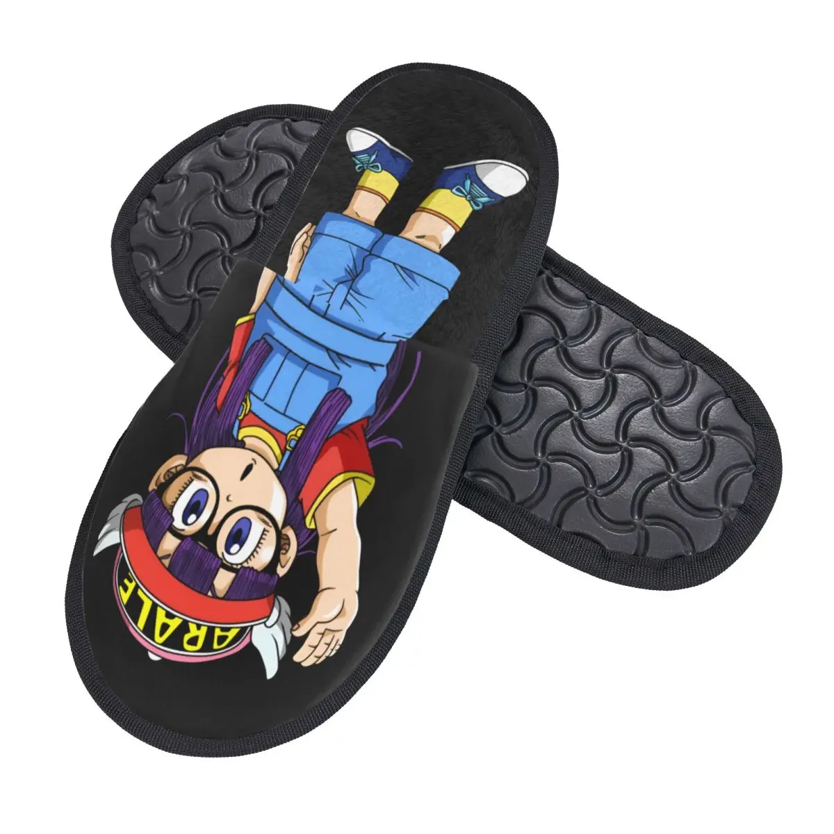 Custom Dr S-Slump Arale Norimaki Soft Scuff With Memory Foam Slippers Women Manga Spa House Shoes