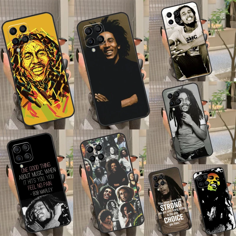 Bob Marley Quotes Rasta Reggae Case For Samsung Galaxy M33 M53 M13 M52 M32 M12 M51 M31 M11 M20 M31s M30s M14 M34 M54 Coque