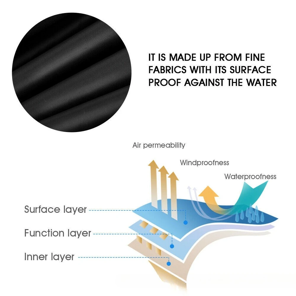 Chair Dust Cover Storage Bag Outdoor Garden Furniture Protector High Quality Waterproof Dustproof Chair Organizer Stacked - Image 3