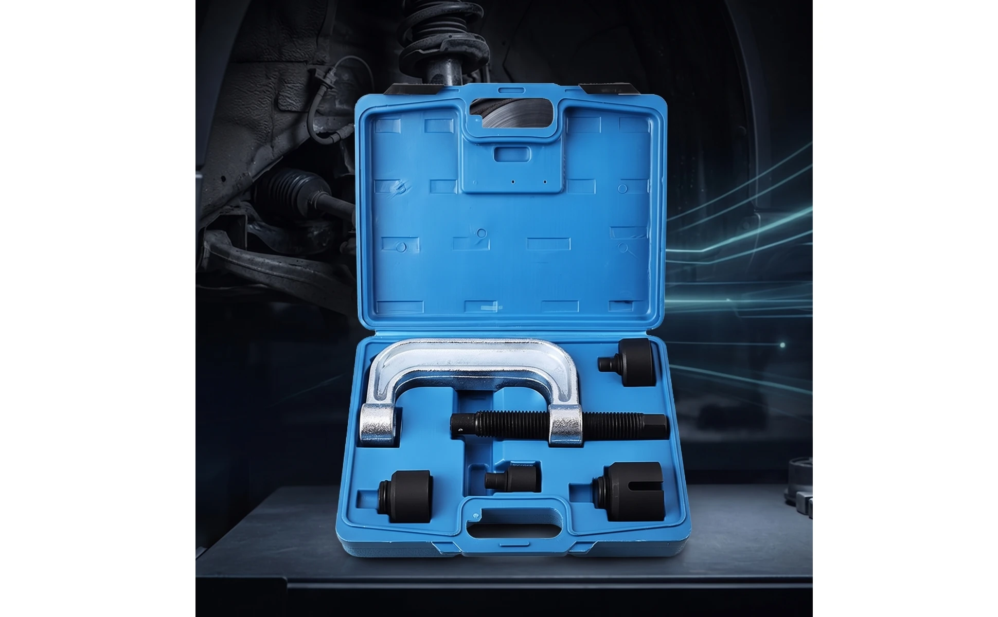 Ball Joint Press Tool Kit Manual Ball Joint Press Set Puller Professional-Grade Portable for Mechanics, Chassis Repair