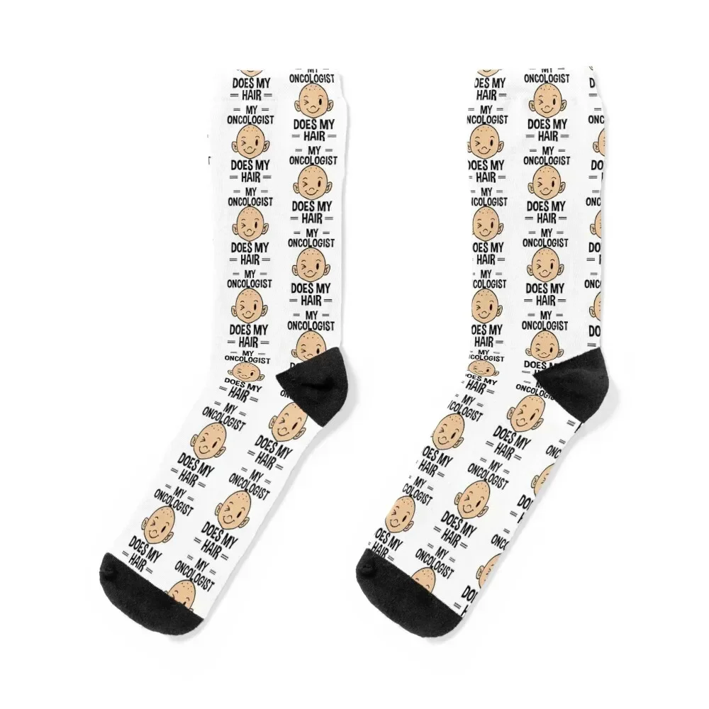 My Oncologist Does My Hair Chemotherapy Cancer Patient Socks sport Heating sock hockey christmass gift Mens Socks Women's