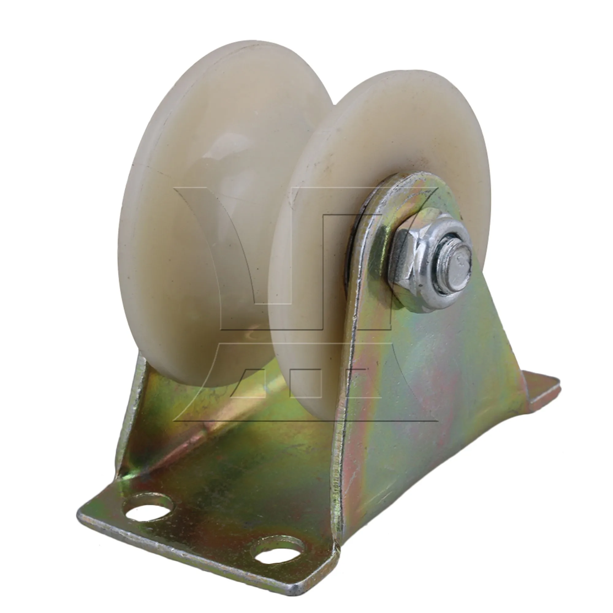 CNBTR U-Shaped Nylon Wheel, 2 Inches, Single Load-Bearing 150 Kg, Suitable For Industrial Machine Tools