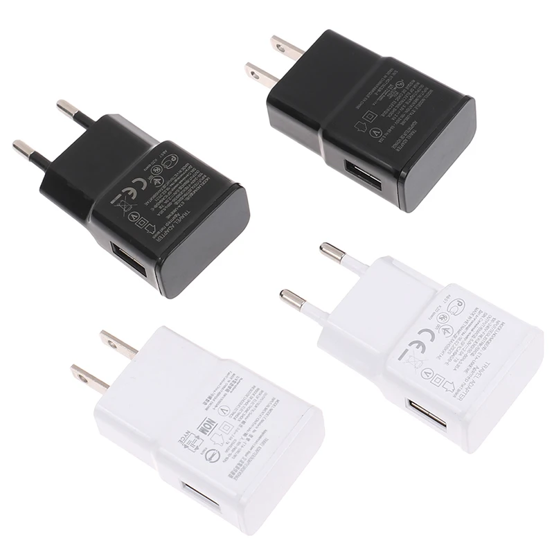 1PC For Samsung Galaxy S4 Charging Head 2A Fast Charge EU US Type Charger Travel Adapter USB Cable Charger