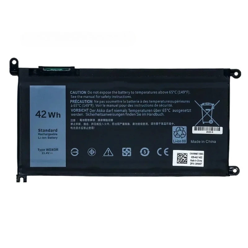 For Dell Inspiron 13 5000 5368 5378 7368 7378 14 7000 7560 7460 5468 15 7560 5538 5567 5568 P61F T2JX4 3CRH3 WDXOR Battery