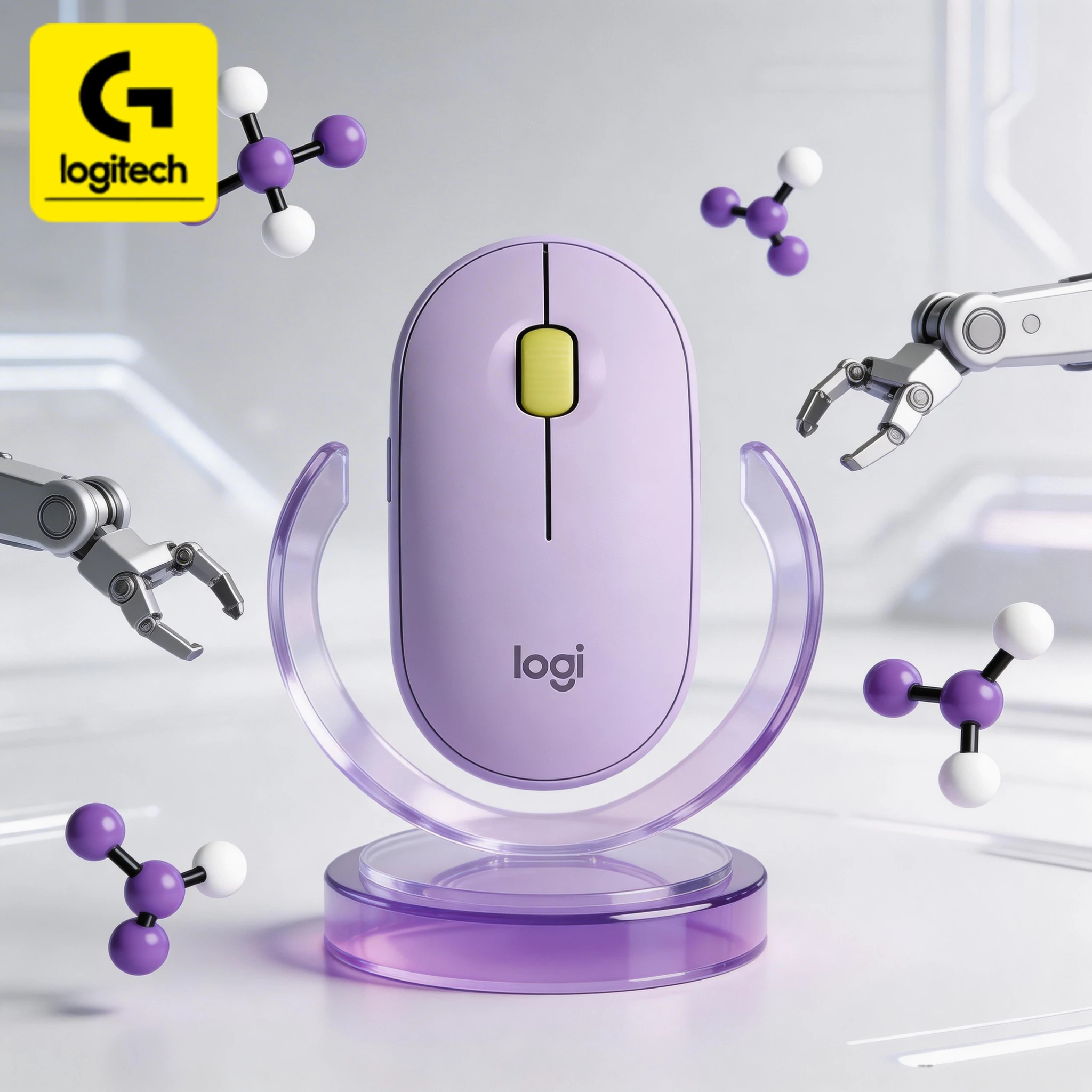 

Logitech M350 with dual connection of Bluetooth and 2.4G, seamlessly switching between office and entertainment scenarios