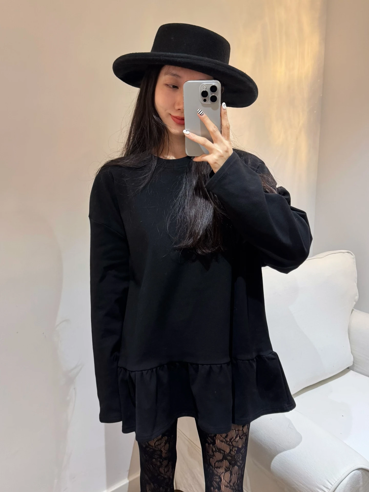 

Женское платье Dongdaemun Bla Long Sve с деревянными пуговицами, оборками по низу, на флисовой подкладке, утягивающее, скрывающее недостатки фигуры, с короткими рукавами