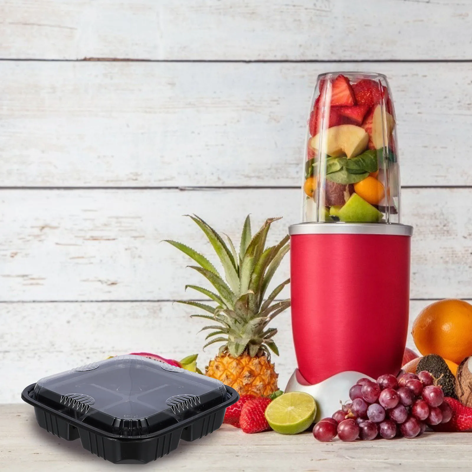 

10pcs Fruit Packing Boxes Portable Thickened Multi-Functional Food Case Lid For Sandwich Sushi Bento Picnic Kitchen Storage