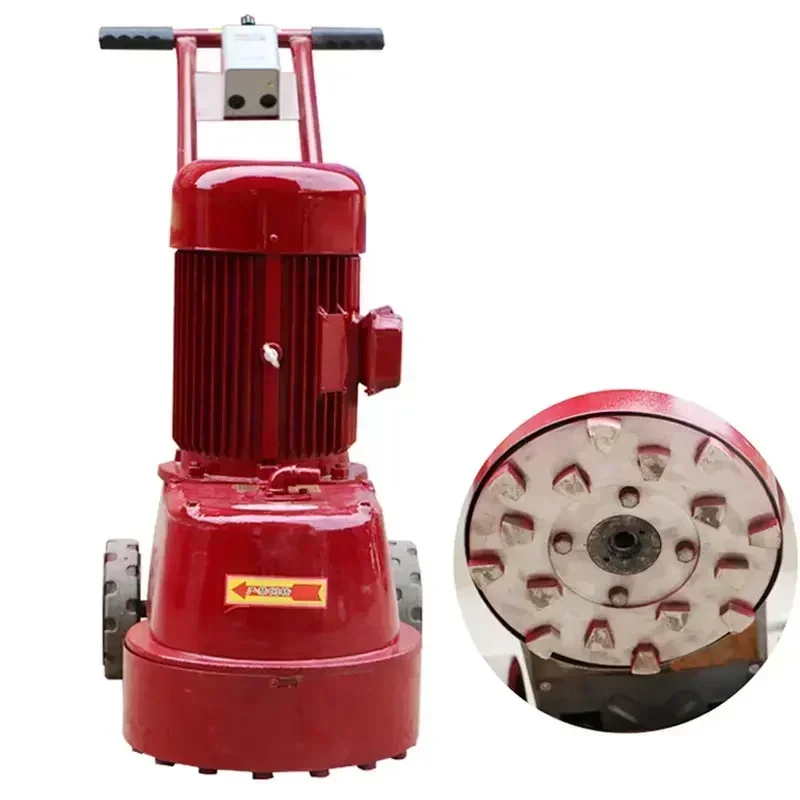 Hot Saleshigh Quality Concrete Terrazzo Polishing Machine 250 Steel Body 220V Floor Grinder