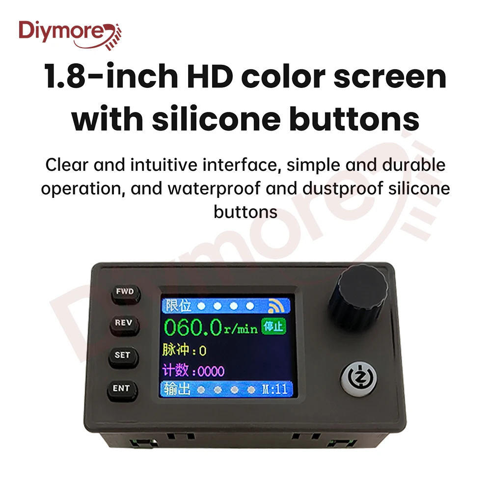 ZK-SMC05 Stepper Servo Motor Pulse Controller With Forward/Reverse Speed Control Host Computer APP Communication 12-24V