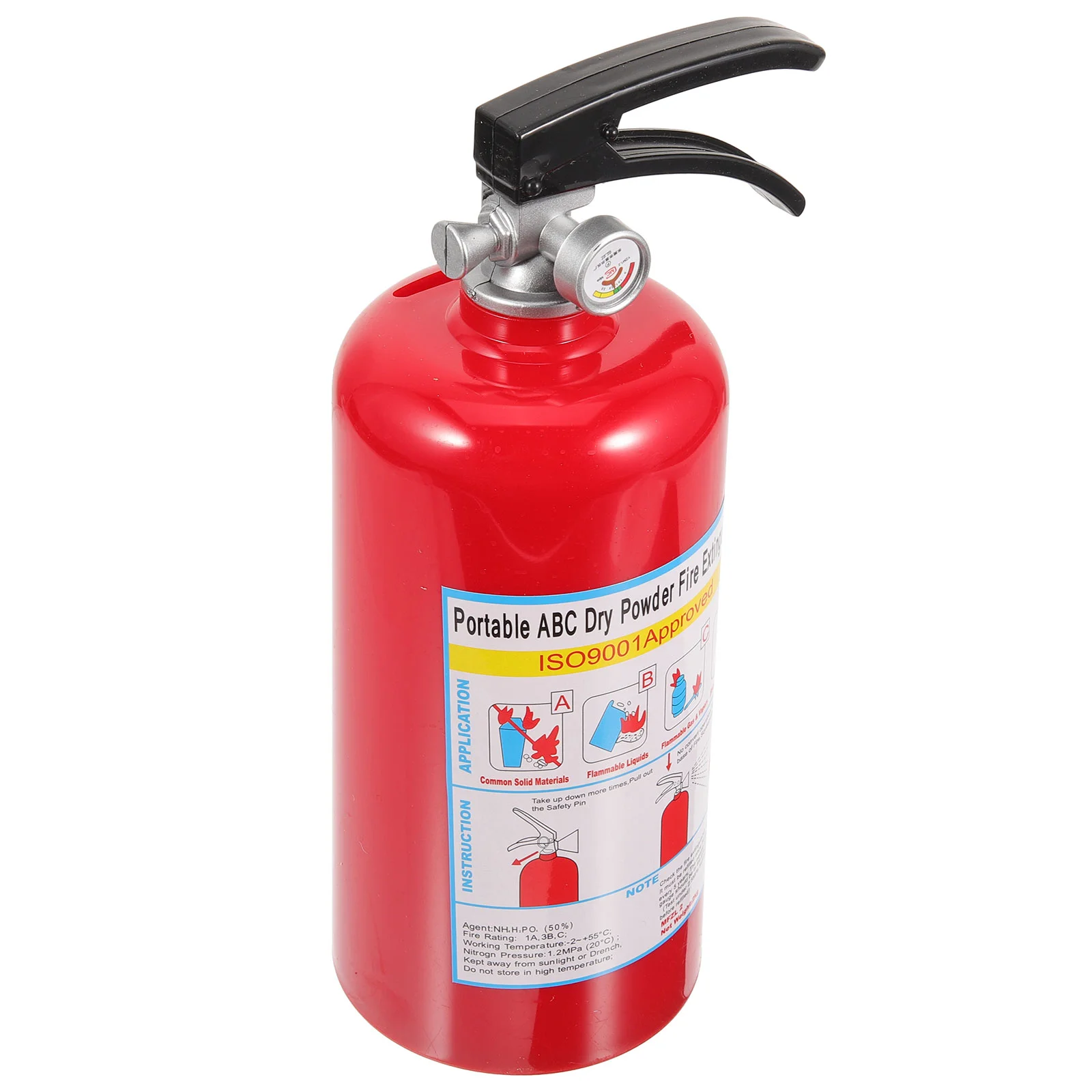 Cartoon Fire Extinguisher Piggy Bank Travel Dreses Auto Aluminum Alloy Boys Banks for Kids