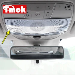 For Mercedes Benz E Class W213 2016-2023 304 Stainless Steel Car Accessories Roof Reading Lamp Light Cover Trim Decoration Frame