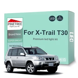 Led Interior Light Kit For Nissan X-Trail T30 2001 2002 2003 2004 2005 2006 2007 Led Bulbs Dome Map License Plate Lamp Canbus