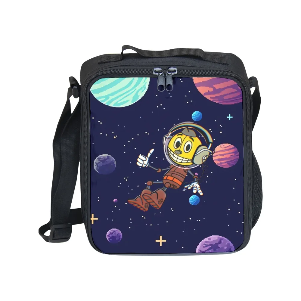 Trendy Crossbody the electric state Lunchbox Thermal insulation Food Lunch Bag 3D Printed Picnic Insulated Handbags Ice Bags