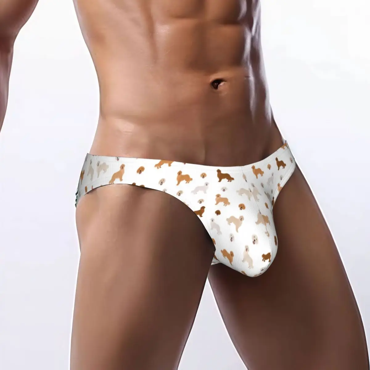 

Sexy Man's Underwear Briefs Retriever Dogs Men Underpants