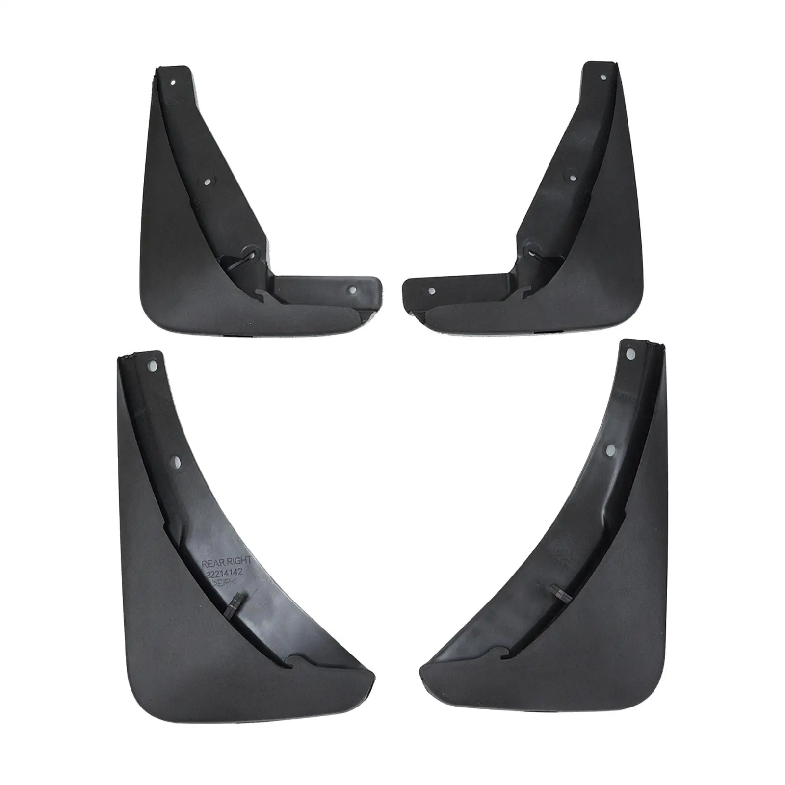 4 Pieces Automaker Muscle Car Mud Guard Guarding for Everyday Driving