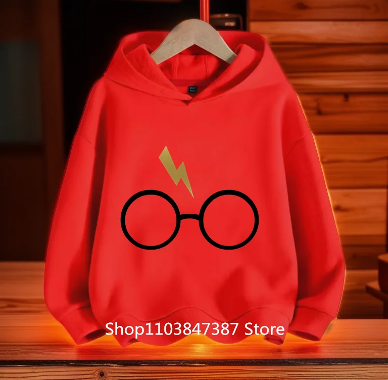 Fashion Casual Harrys Potters Kids Hoodies Sweatshirts Spring Autumn Children Hooded Top Funny Cute Boys Girls Hoodie Pullover