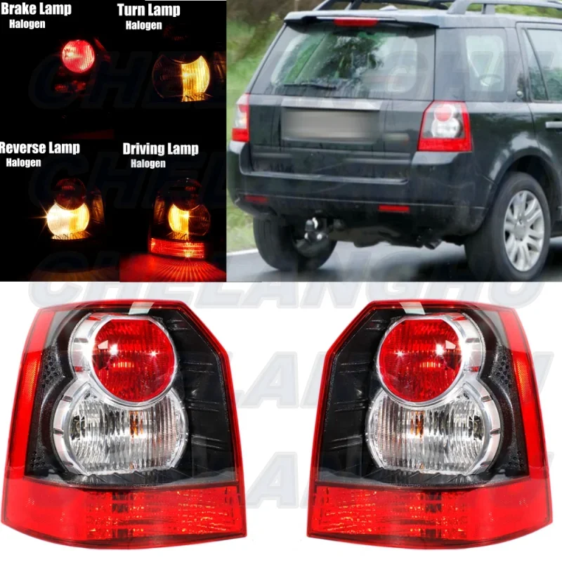 

Pair Tail Light Rear Lamp With Bulbs LR023971 LR023968 For Land Rover Freelander 2006 2007 2008 2009 2010 2011 2012