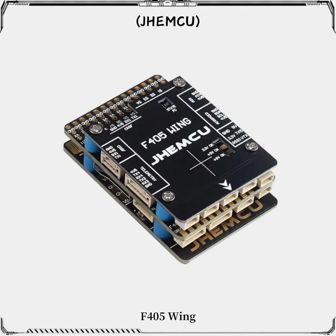 JHEMCU-Contrôleur de Vol pour Avion RC, pouvez-vous roscope Baromètre Intégré, OSD Blackbox BEC