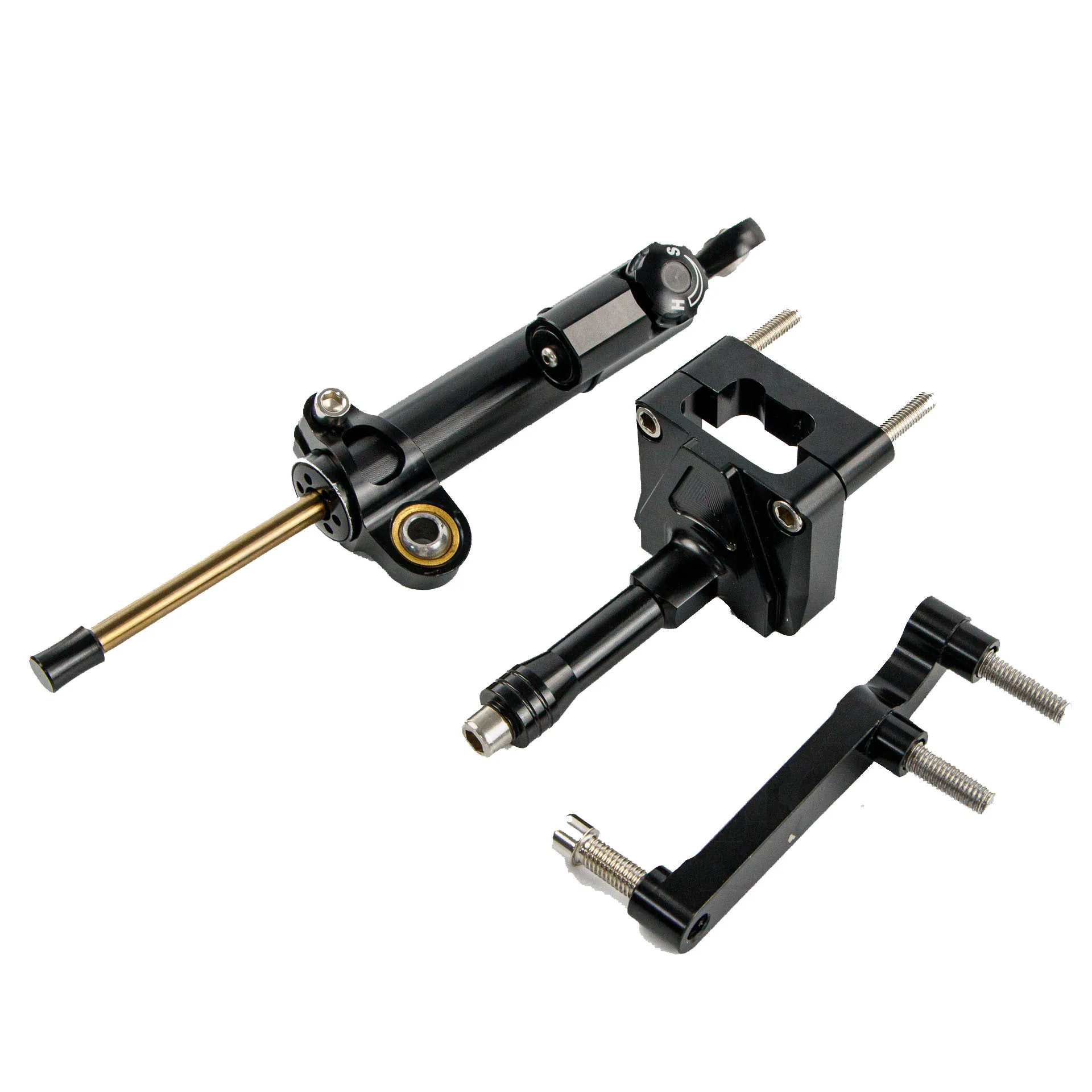 가와사키 닌자 300 닌자 250 2008-2017용 핫 모터사이클 조절식 알루미늄 스티어링 댐퍼 스태빌라이저