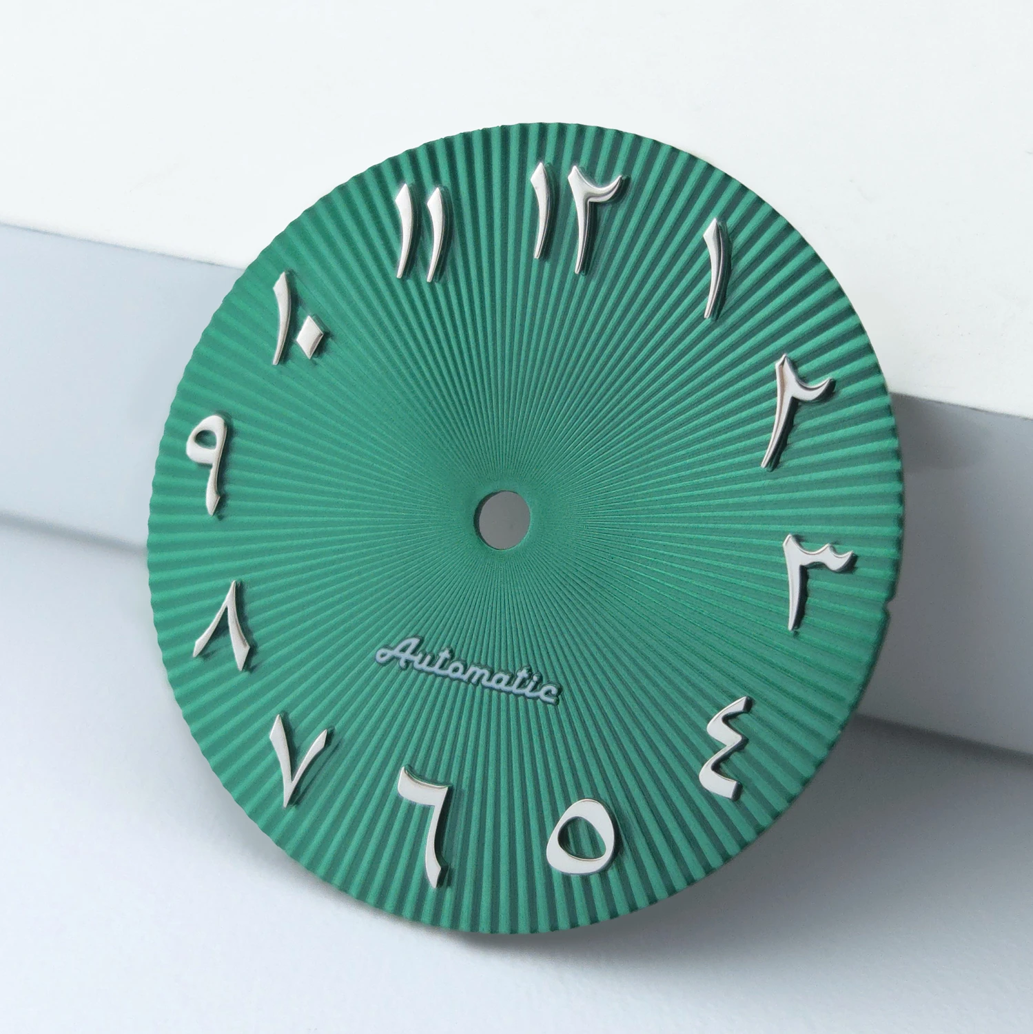 Neiton  29mm Arabic Numerals Dial Blue Black White Green Silvery Studs No Luminous for NH35/NH36 Movement