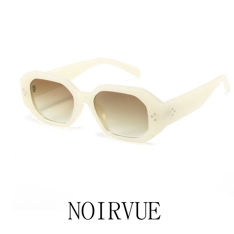 

NOIRVUE 2026 Women's Square Polarized Sunglasses Wide Temple Design UV400 Influencer Style
