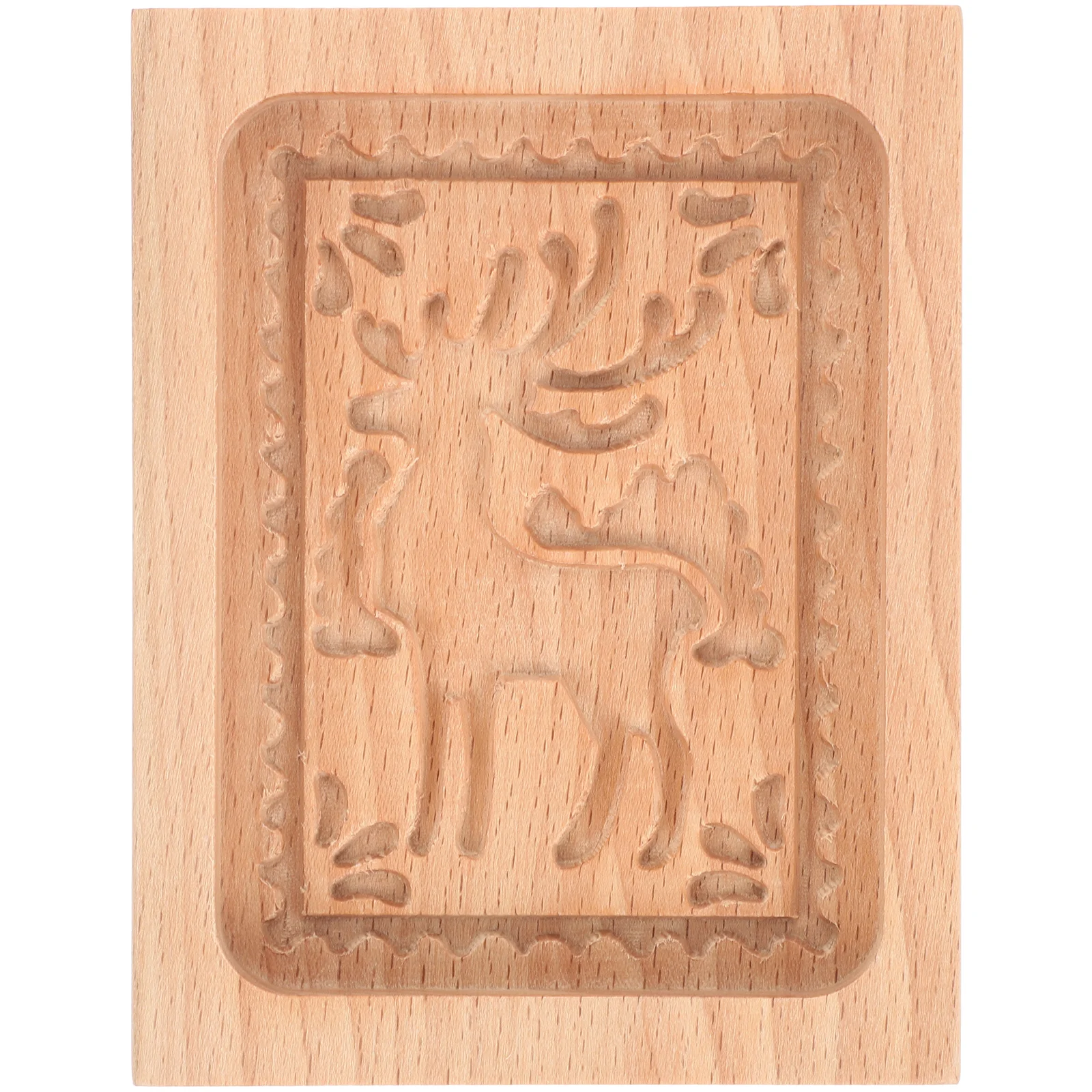

Wooden Cookie Cutter Press-on Pastry Mold New Year Mould Baking Tool Biscuit Molds Cookies Cake