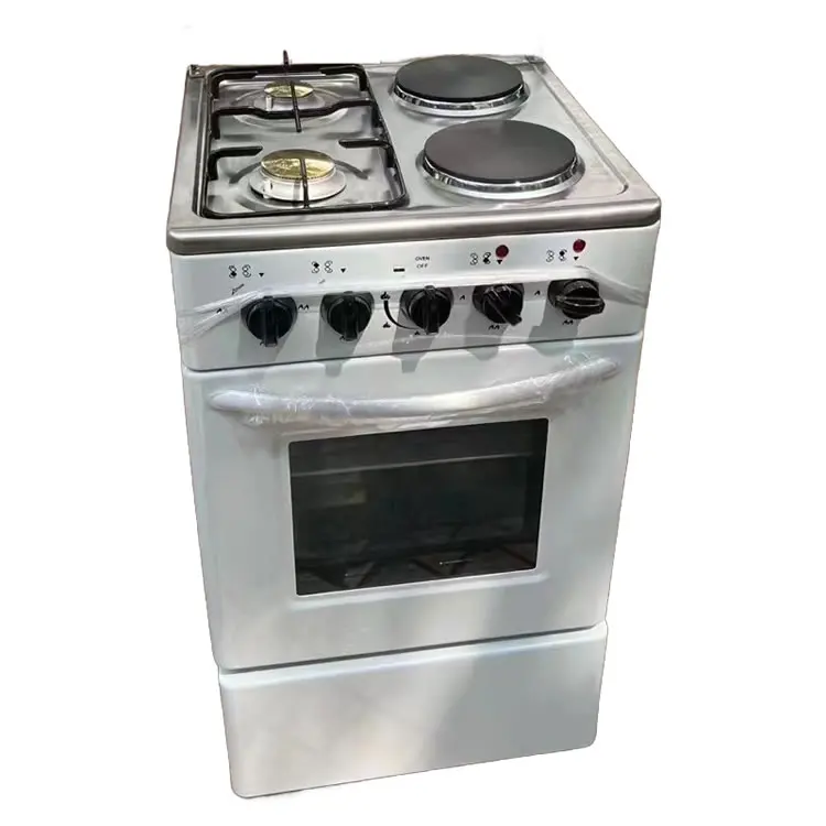 4-Burner Intelligent Gas Electric Combo Stove | Multifunctional Household Gas Range | Built-In Kitchen Appliance