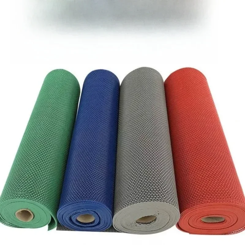 Non-slip bathroom thickened PVC plastic carpet waterproof bathroom kitchen floor mat