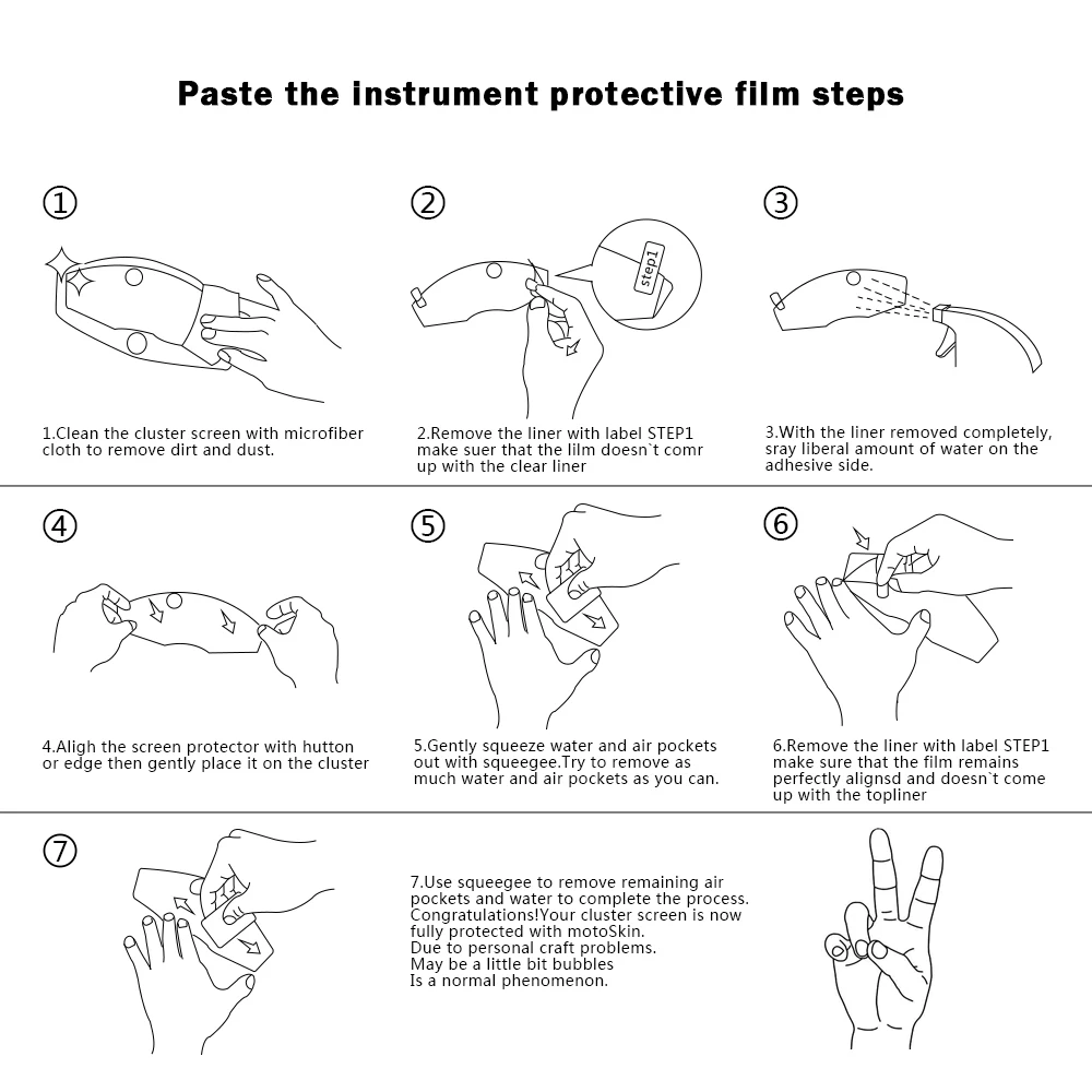 Film de protection HD pour tableau de bord électronique, film anti-rayures, protecteur d'écran, accessoires de moto, NS110L, 110Q