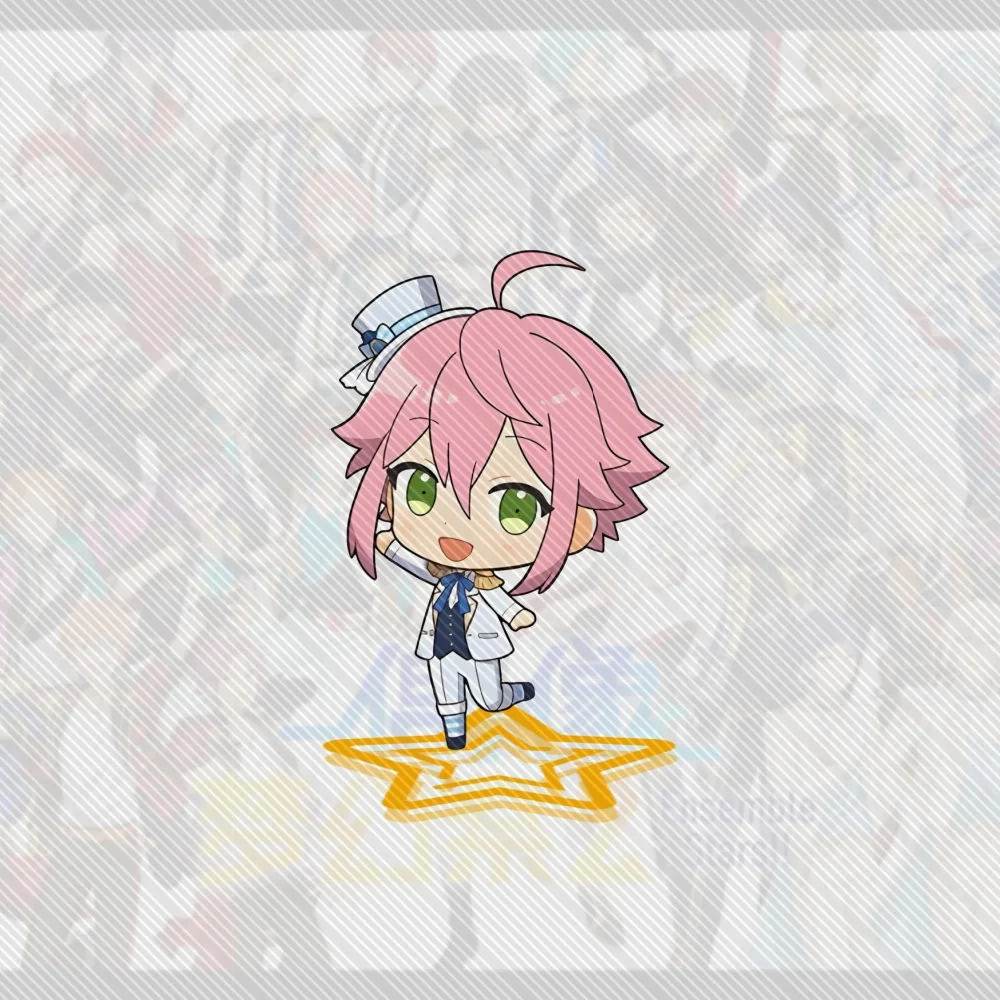 Spiel Ensemble Stars!! 10CM Acryl Stand Modell Schreibtisch Dekor Cosplay Charaktere Ornament Zubehör Gute Weihnachtsgeschenke