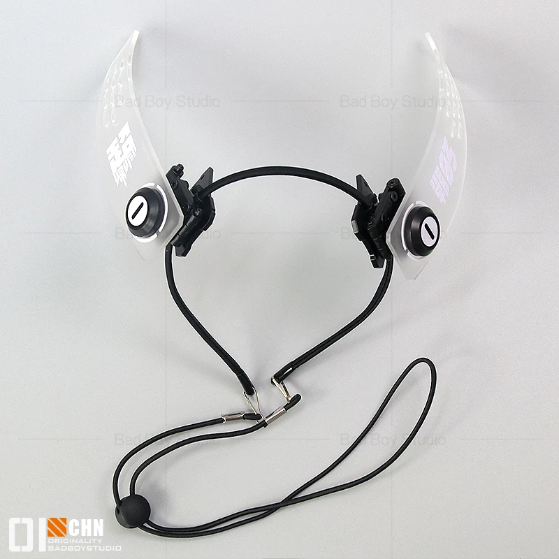 사이버 펑크 마스크 코스프레 기능성 기계 갑옷 귀 머리띠 중앙 타운 전술 03 공예 소품 음악 축제 액세서리