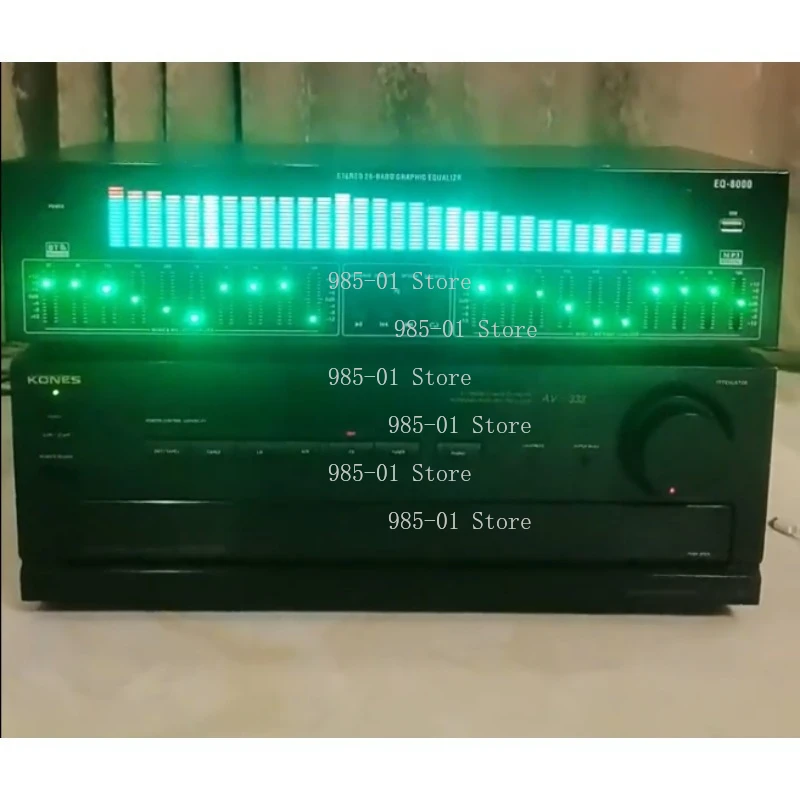 Professional EQ equalizer Bluetooth 5.4 fiber coaxial digital audio decoding USB flash drive fever pre-player