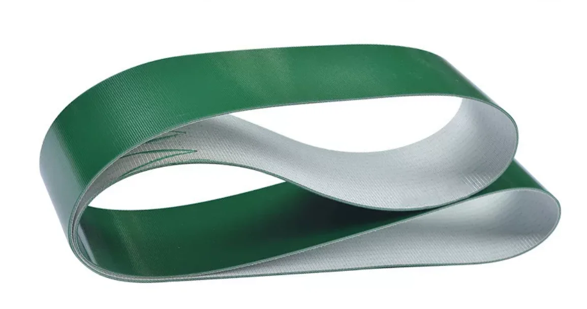 Customized-green pvc conveyor belt industrial driving bet