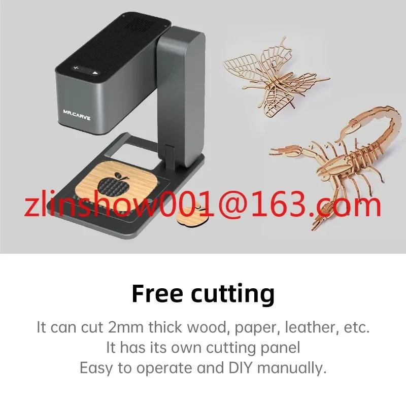 Portable  C1 80*80mm Engraving Laser Machine Laser Marking Machines Laser Machine Printer for Wood Plastic Bamboo Leather