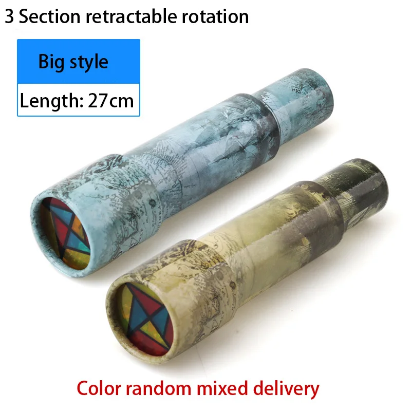 Caleidoscopio de rotación escalable, juguete mágico cambiante, ajustable, mundo de colores de lujo para niños, autismo, rompecabezas, 21/30cm