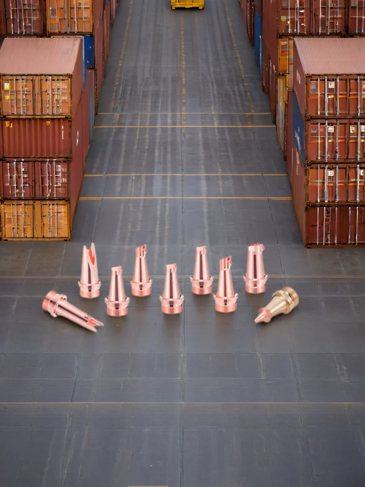 CQWY buse de soudage Laser à Fiber buse en cuivre M16 pour SUP20T SUP21T SUP23T HW970 HW980 Raytools BW101 tête de pistolet de soudage Laser Relfar