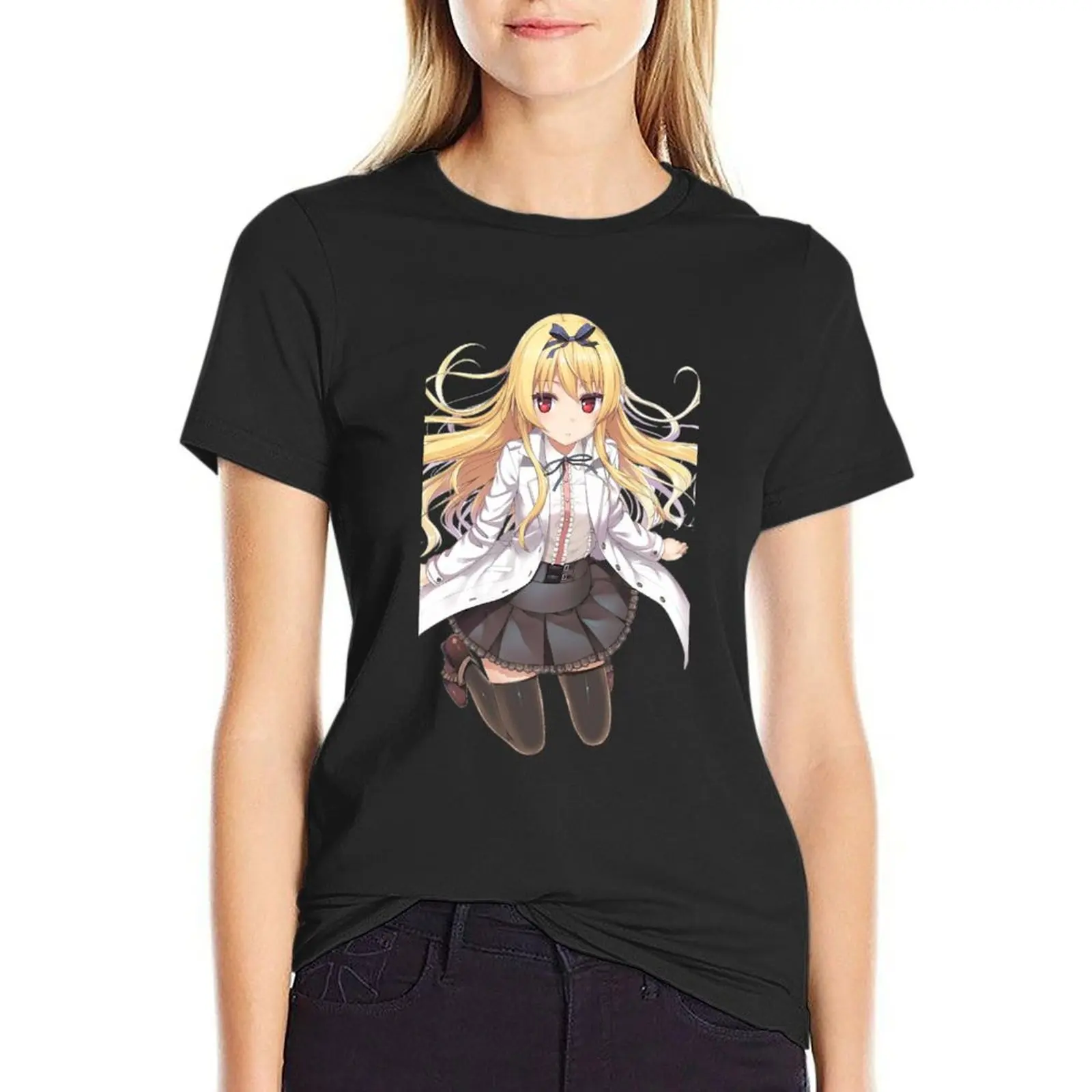 

Yue T-Shirt Female clothing tops customizeds plus sizes Women's tops